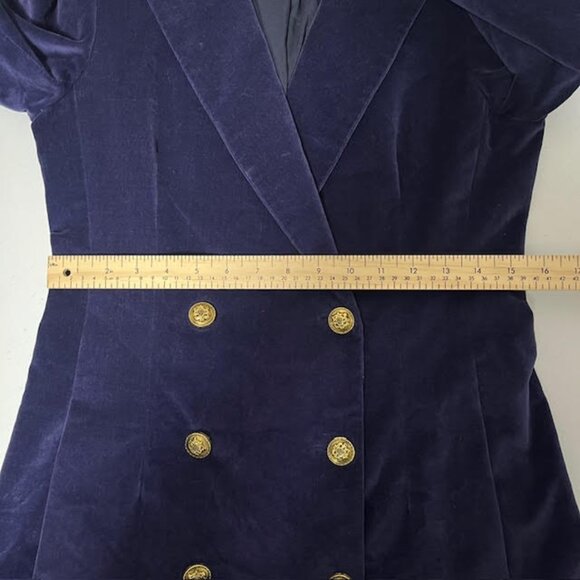 Aritzia Babaton Pelli Velvet Blazer Dress Size 6 - Picture 9 of 16